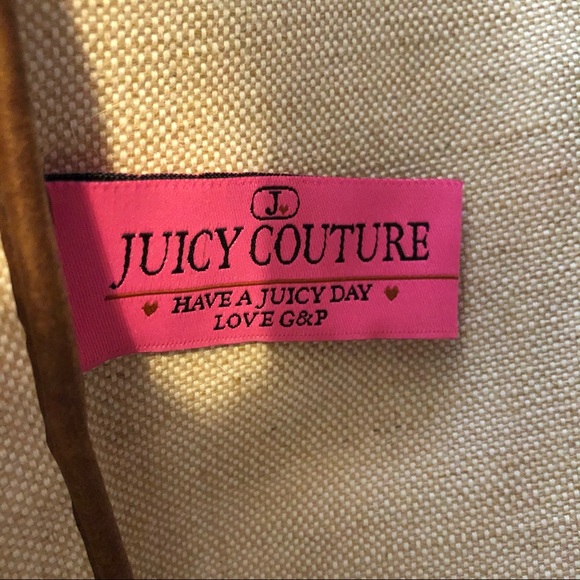 Juicy Couture Large Pink Satchel Purse Shoulder Bag Vacation Work Date Night Bag - Picture 5 of 15